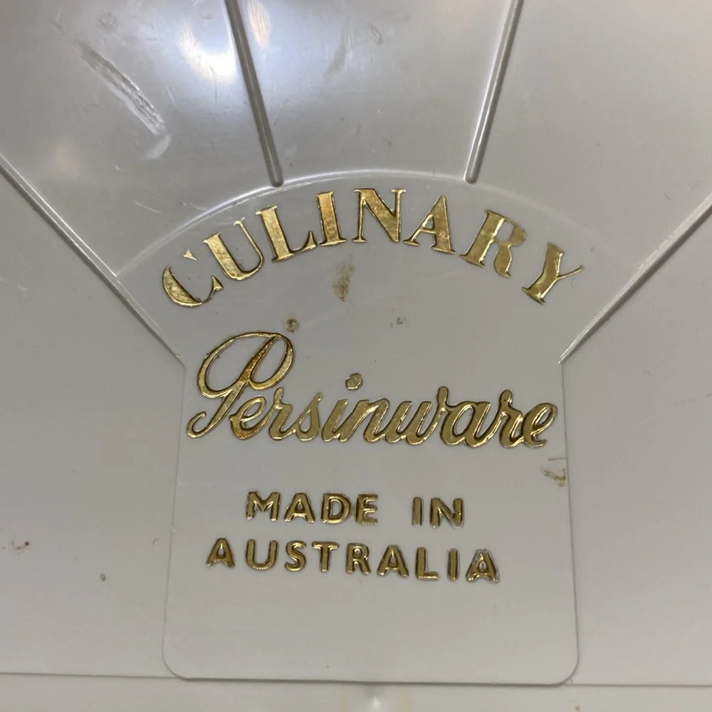 Culinary Persinware Vintage White Kitchen Scale!